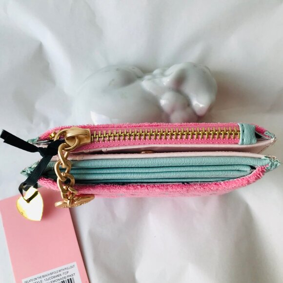 Juicy Couture Pink and Teal Wallet - Picture 4 of 8